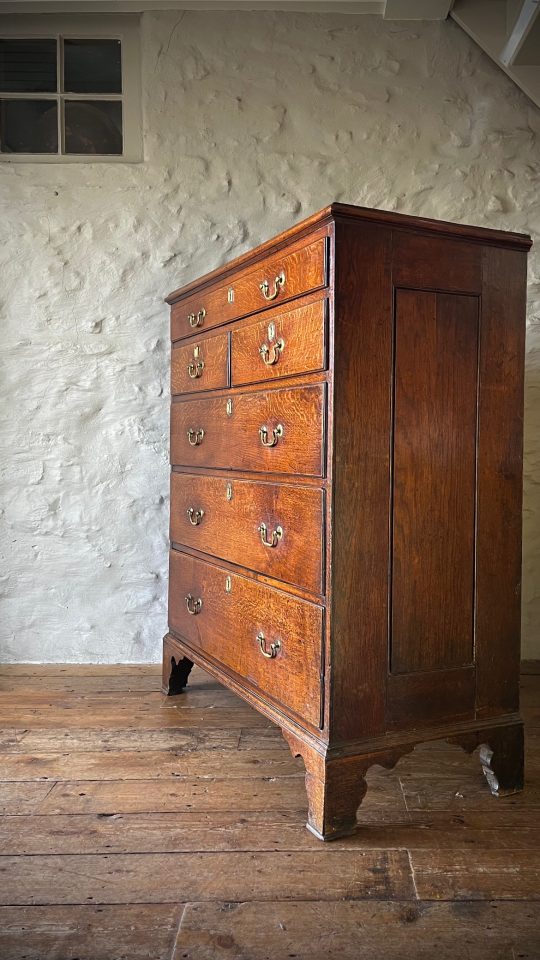 Georgian Welsh oak chest of drawers Sold