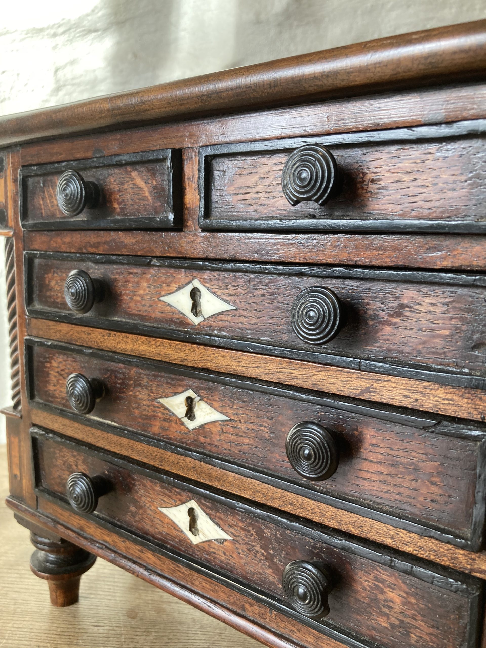Tim Bowen Antiques, Carmarthenshire, Wales » Miniature chest of drawers