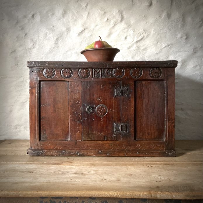 Tim Bowen Antiques, Carmarthenshire, Wales » Small 17th century oak ...