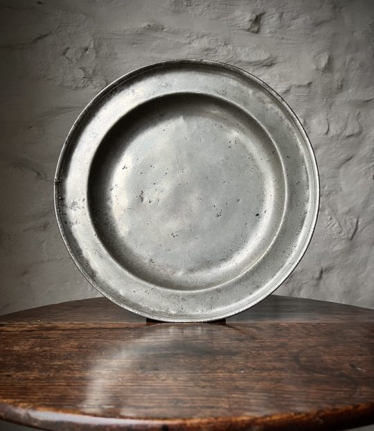 Pewter dish