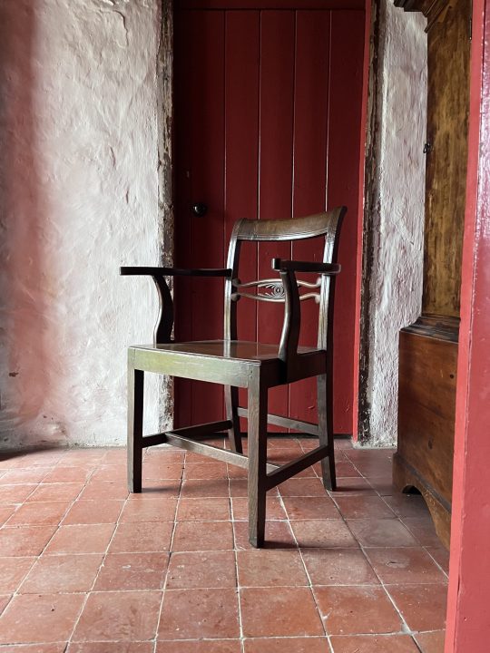 Welsh oak arm chair