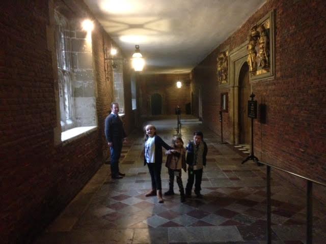 Spooky corridors at Hampton Court