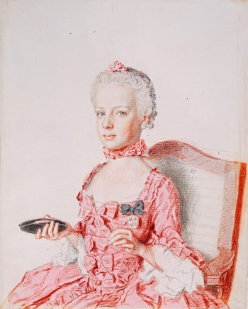 Archduches Marie Antionette of Austria by Jean-Etienne Liotard  1762